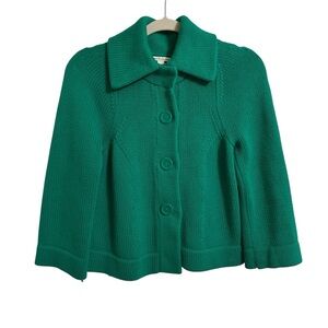 Banana Republic Chunky Knit Green Cardigan
Sweater Button Front XS